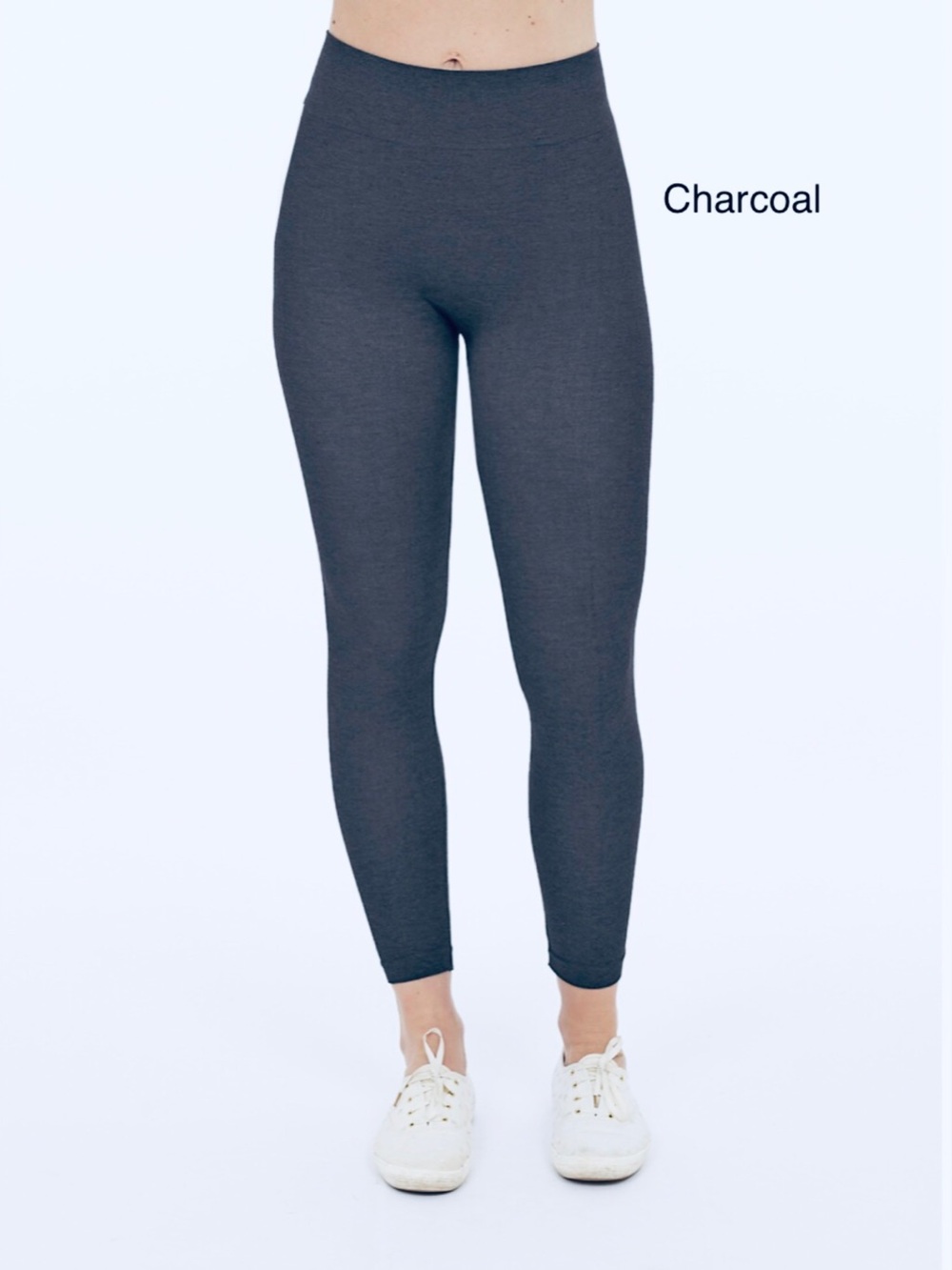 Cotton Blend-The Perfect Fit Legging by DKR & Co.-Charcoal